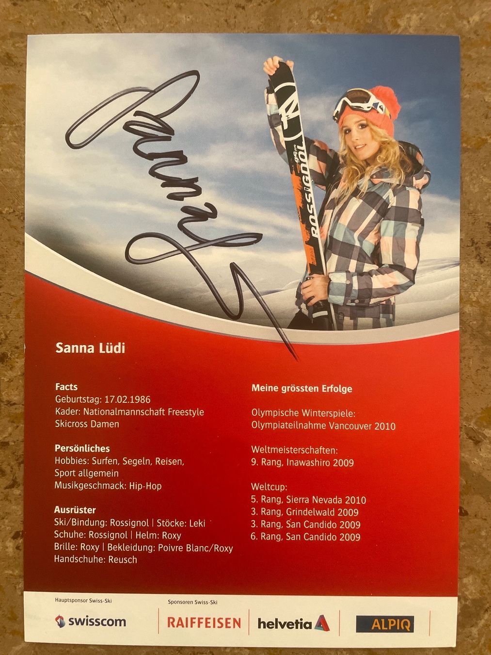 Autografi: Sanna Lüdi – Usato da Uetendorf venduto da hoisle 1