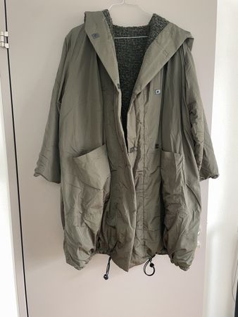 Jacke Novalti lang doppelseitig wolle Gr. 42