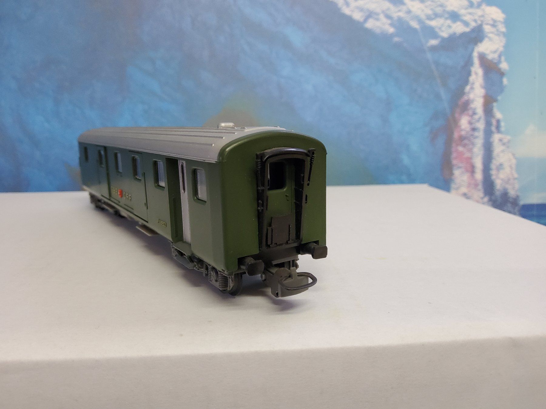 Kleinbahn Modellini di ferrovie: 2 Kleinbahn Gepäckwagen H0 Nr. 382 – Usato da Grüningen venduto da VENOM59 9
