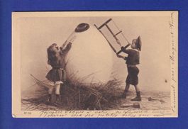 ENFANT - Enfants et œuf géant