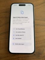 Apple iPhone 15 – 128 GB – Schwarz – mit viel Zubehör