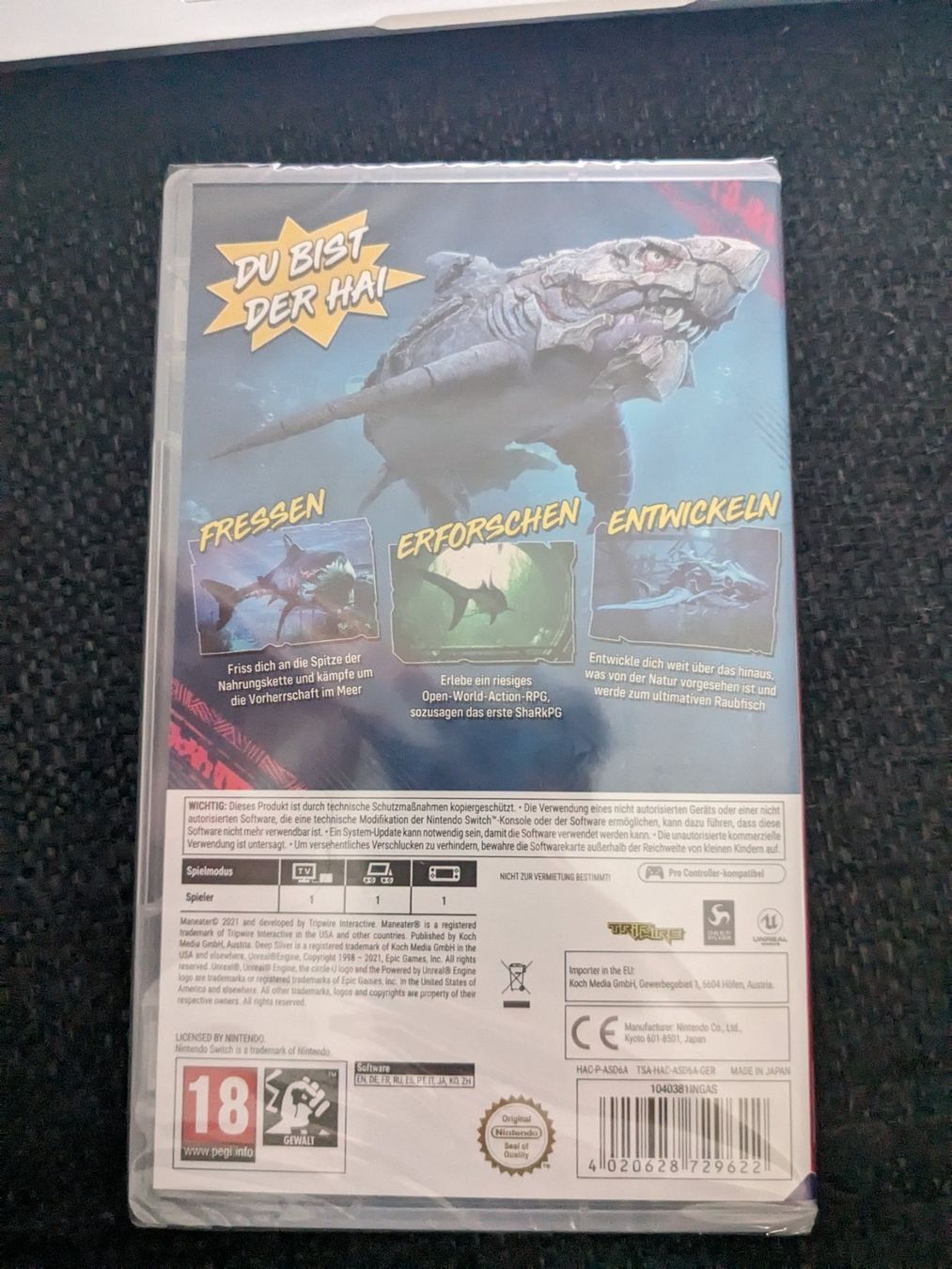 Nintendo Spiele: Maneater - Nintendo Switch -  Game Neu OVP – Neu und originalverpackt aus Hünenberg See von SpecialEditionGaming 1