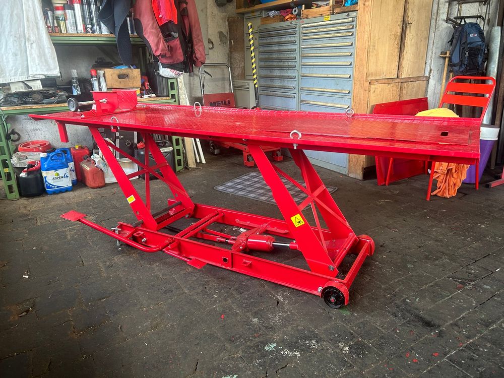 Motorradhebebühne extra robust 454kg hydraulisch DEMA 24359 (Gebraucht ...