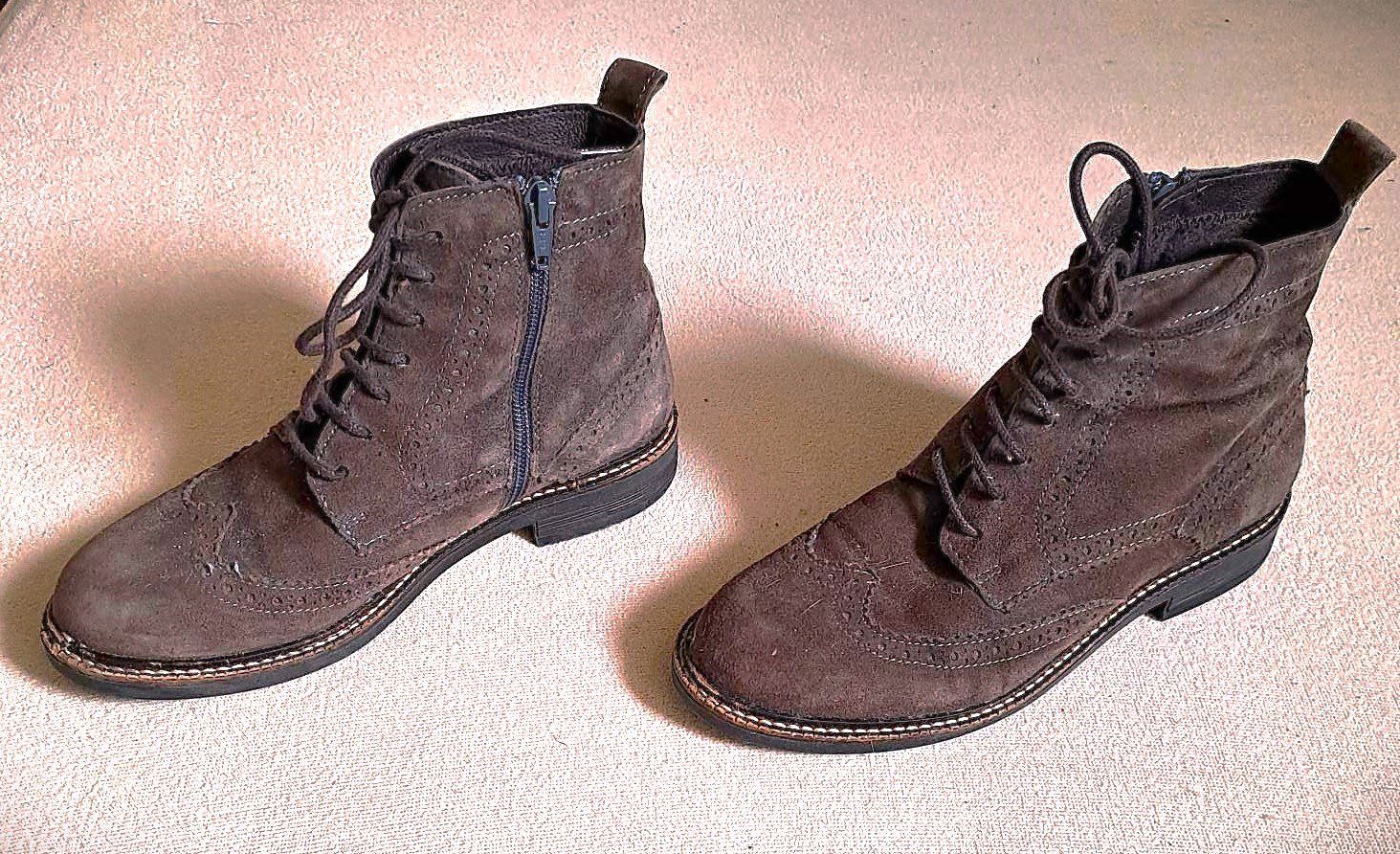 Scarpe da donna: Schöne Leder-Stiefeletten Damen, Grösse 37 – Usato da Zürich venduto da leachim321