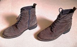 Schöne Leder-Stiefeletten Damen, Grösse 37