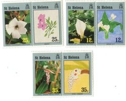 Briefmarken "Blumen". St. Helena