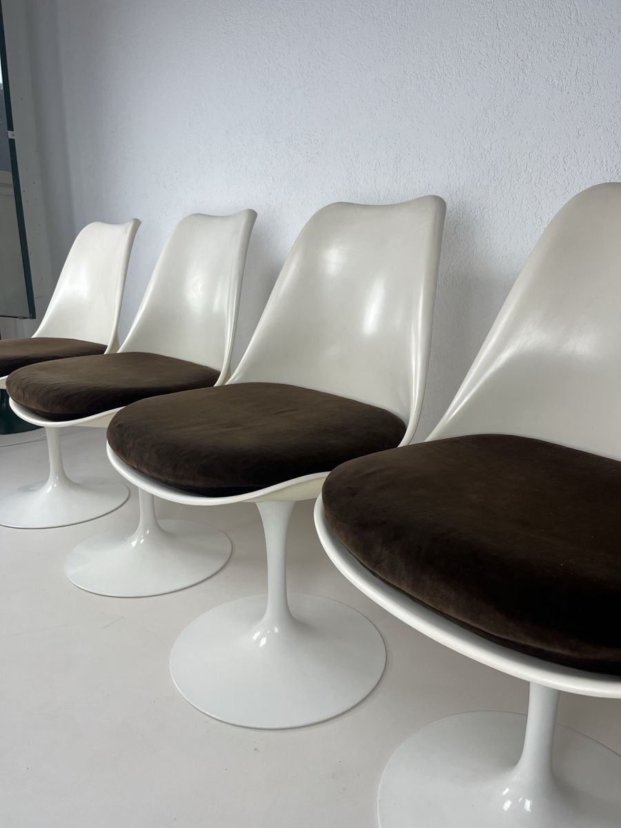 Knoll Set di tavolo e panche: Table et chaises Knoll Tulipe – Usato da Servion venduto da marion13or 3