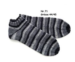 Sneaker - Socken handgestrickt  Gr.44/45  Nr.71
