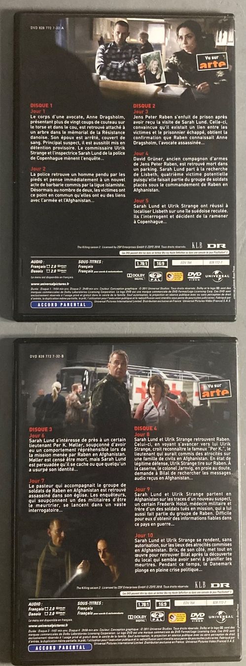 Alle DVDs: KILLING L'INTEGRALE SAISON 2 – Gebraucht aus Poliez-Pittet von Newtown-Records 3