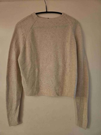 Elegante Strickware: Pullover beige, Grösse M