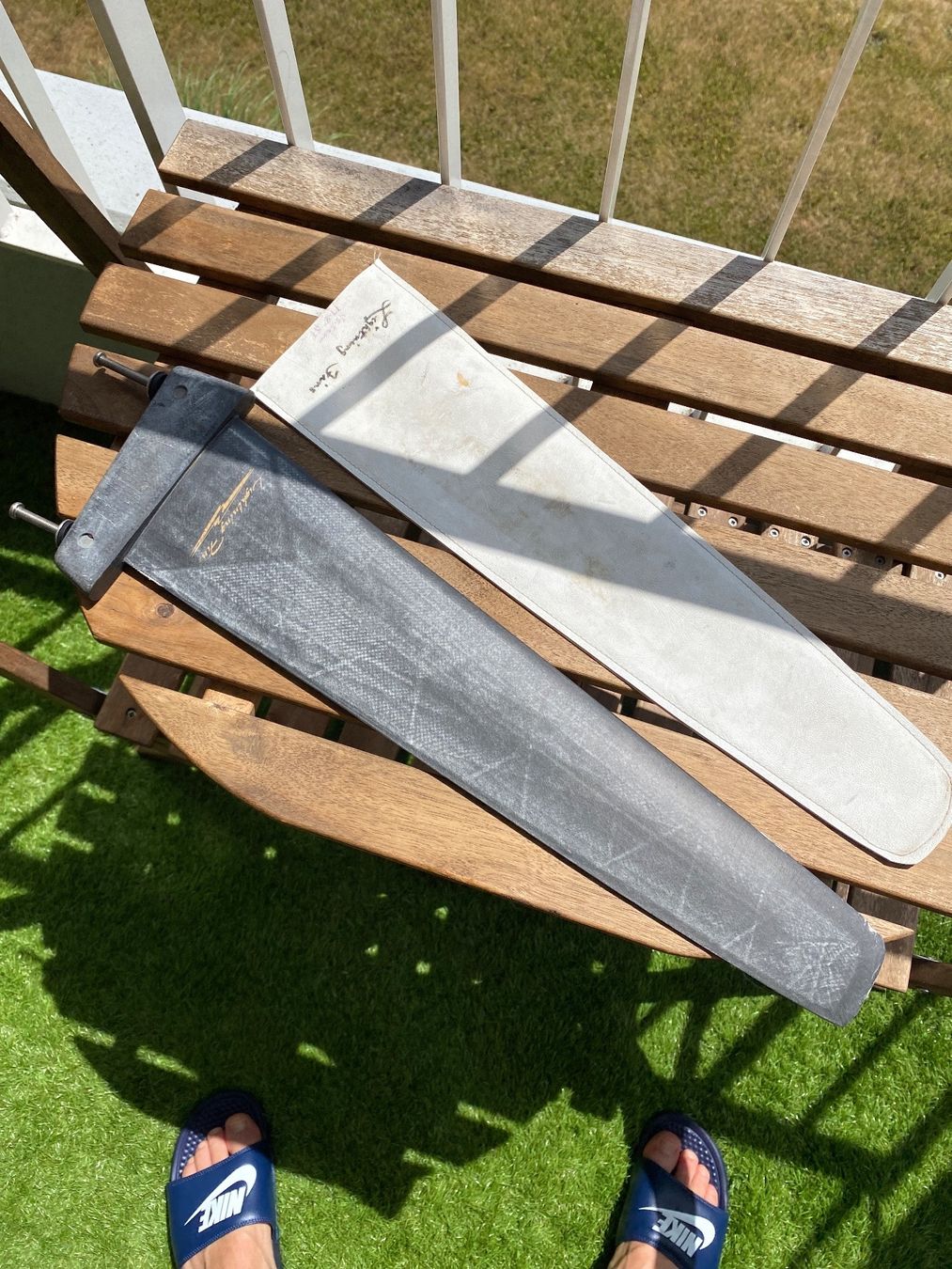 Tavole da surf e di nuoto: Windsurfen Finne Karbon Slalom 45.5cm – Usato da Sempach Station venduto da Fleischfondue