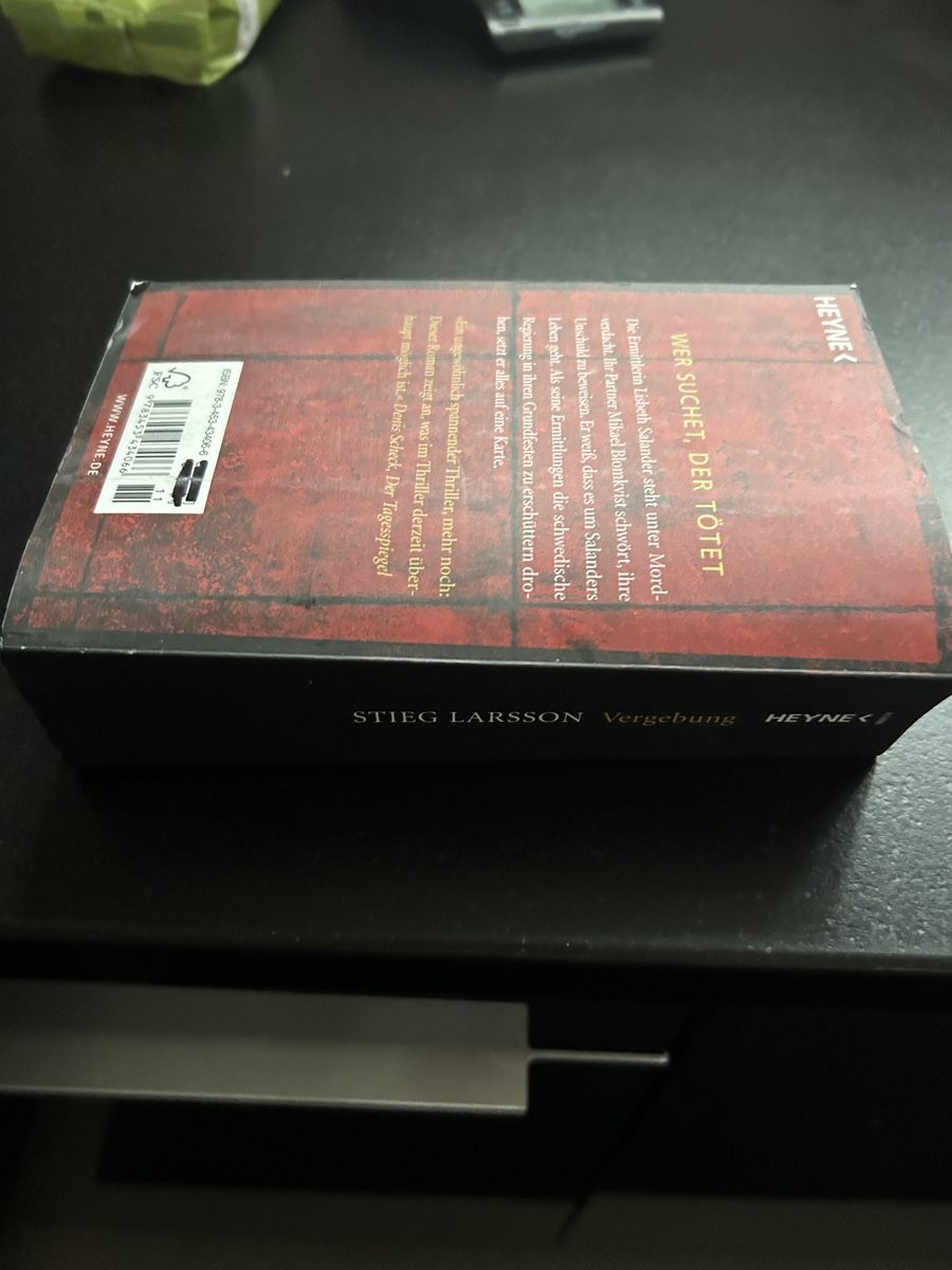 Libri: Stieg Larsson - Vergebung , Taschenbuch – Usato da Brislach venduto da gre_t5pb 1
