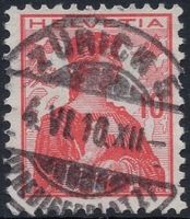 ZÜRICH 5 (PREDIGERPLATZ) 4.VI.10 - Vollstempel auf Helvetia
