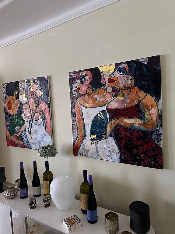 Tableaux: Bilder Mercedes Gallardi, Öl-Collage – D'occasion à Bern par Martin7299 3
