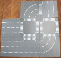 LEGO®  8 graue Strassenplatten