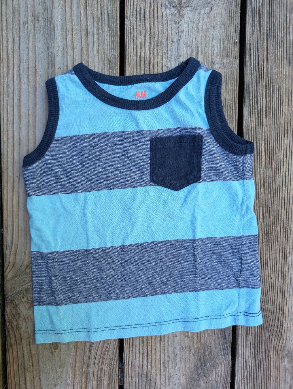H&M Camicie, T-shirt & Polo: H&M Tanktop Gr. 92 Sommer Gestreift Junge – Usato da Döttingen venduto da se-ra