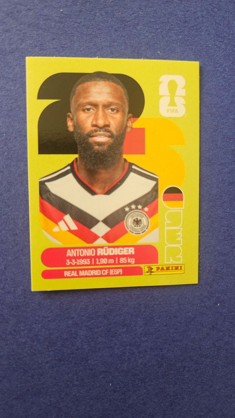 Panini Sammelbilder & Trading cards: Antonio Rüdiger GER 6 Panini Sticker – Neu (gemäss Beschreibung) aus Basel von Berliner89