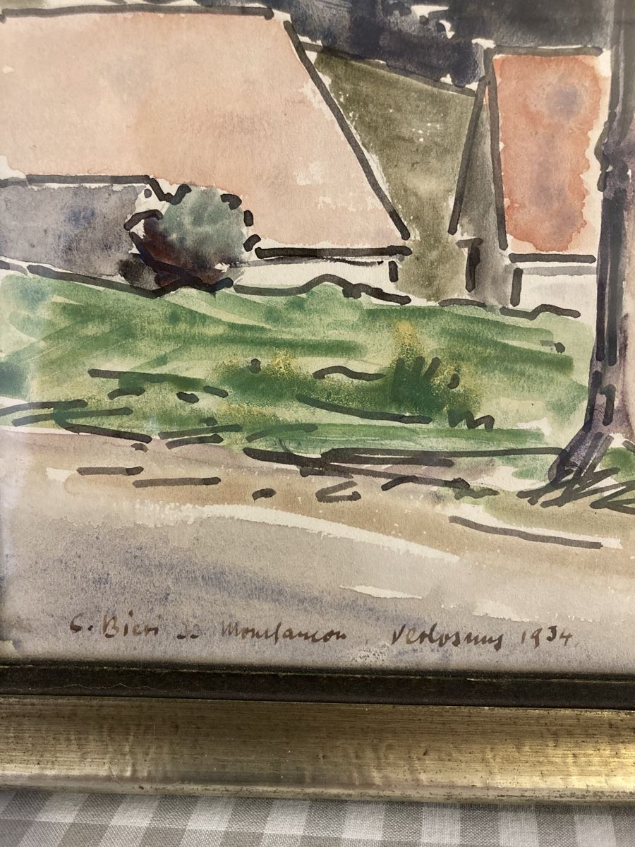 Dipinti: Aquarell von Carl Bieri  – Usato da Fraubrunnen venduto da sam_r7tq 1