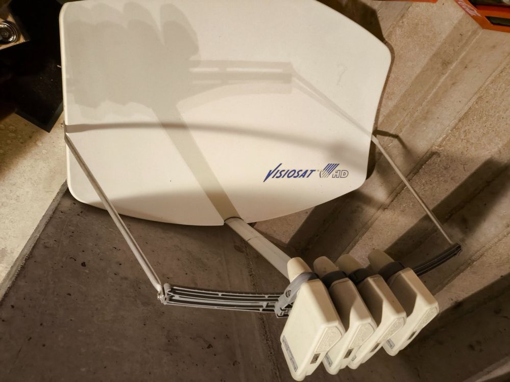 Antenne Multisatellite 4 MS SMC BIG BISAT Gris - 4 Supports Lnb Gain 36 Db Bandes De Frequence 107 1275 Ghz 74181566