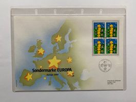 FDC Grossbrief Sondermarke Europa 2000 ET