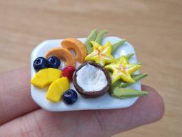 Früchteplatte Handgemacht
