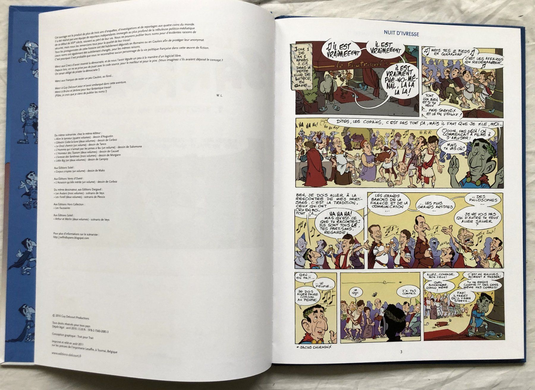 Fumetti: LES AVENTURES DE SARKOZIX - Tome 1/2/3 – Usato da Schaffhausen venduto da durruti 3
