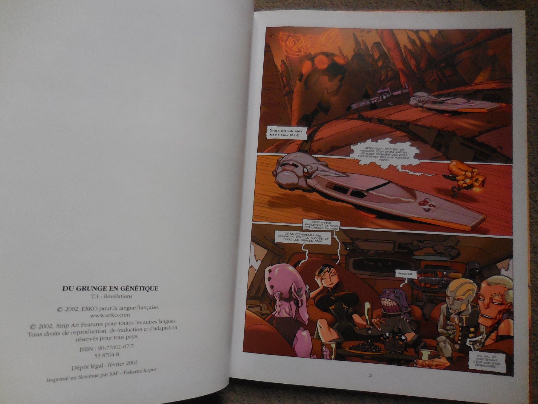 Fumetti: Du Grunge en génétique T1 (Révélations) E.O 2002 – Usato da Meyrin venduto da toutatis 2