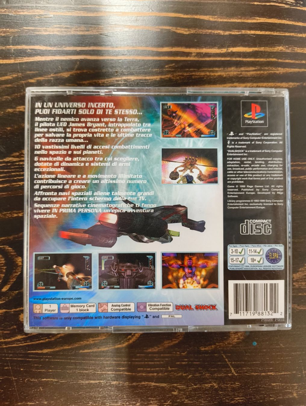 Sony Console: Space Debris Sony Playstation – Usato da Giubiasco venduto da Ticinerd 1