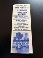 Alte Miami Florida Besucherkarte - Rarität aus den 80er