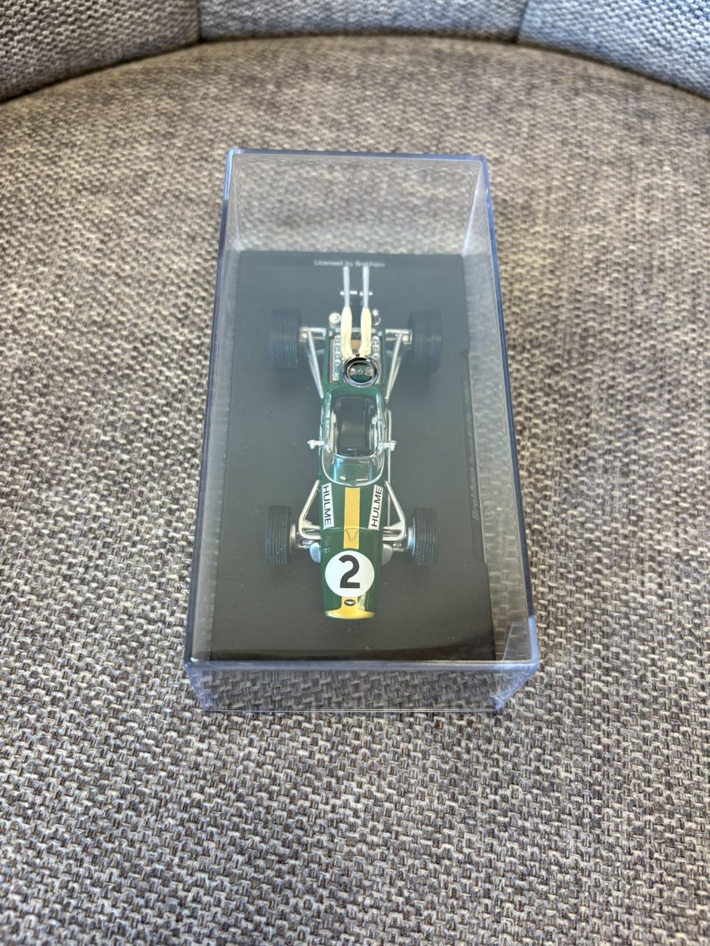 Modellini d'auto: Brabham Repco BT24 1967  1:43  neu mit Vitrine – Nuovo e nell'imballaggio originale da Wetzikon ZH venduto da tuningschmiede 2
