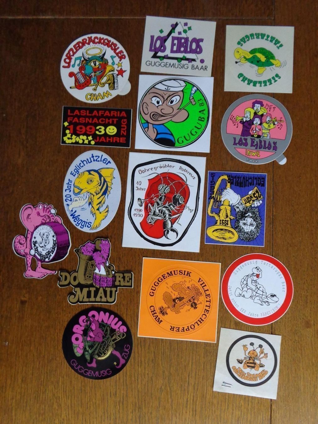 Sticker: 70iger-90iger -Aufkleber Guggen etc. – Usato da Cham venduto da mktreasure