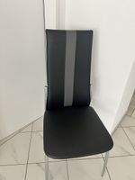 Stühle schwarz Kunstleder 3Stk