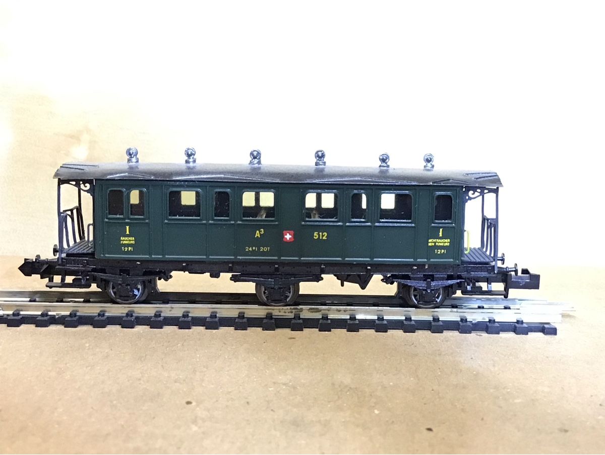 Wabu Modelleisenbahnen: WABU SBB A3 512, Spur N – Gebraucht aus Bergdietikon von Bergler-64