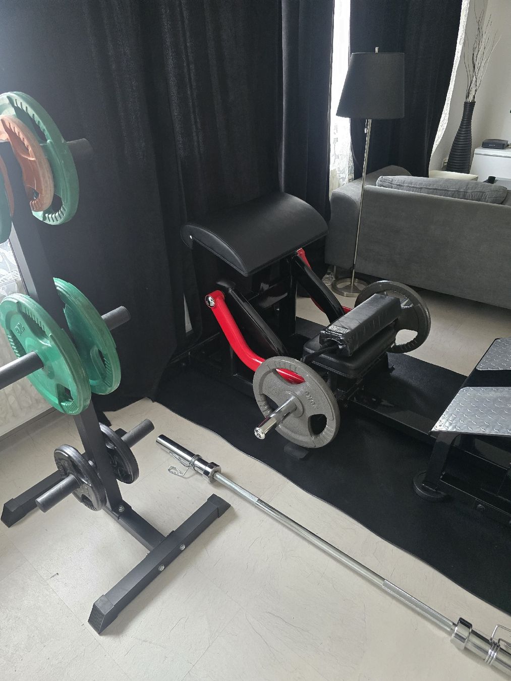 Hometrainer: Hip Thruster Steel-Flex mit Gewichten und Ständer – Usato da Derendingen venduto da S.Skorbi 1