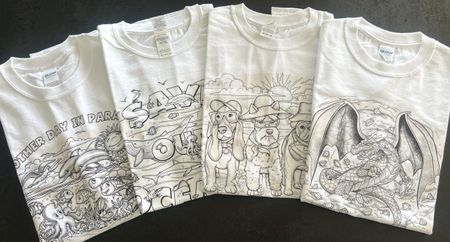 T-Shirt, 4er Set, mit Coloreffekt, Gr. M
