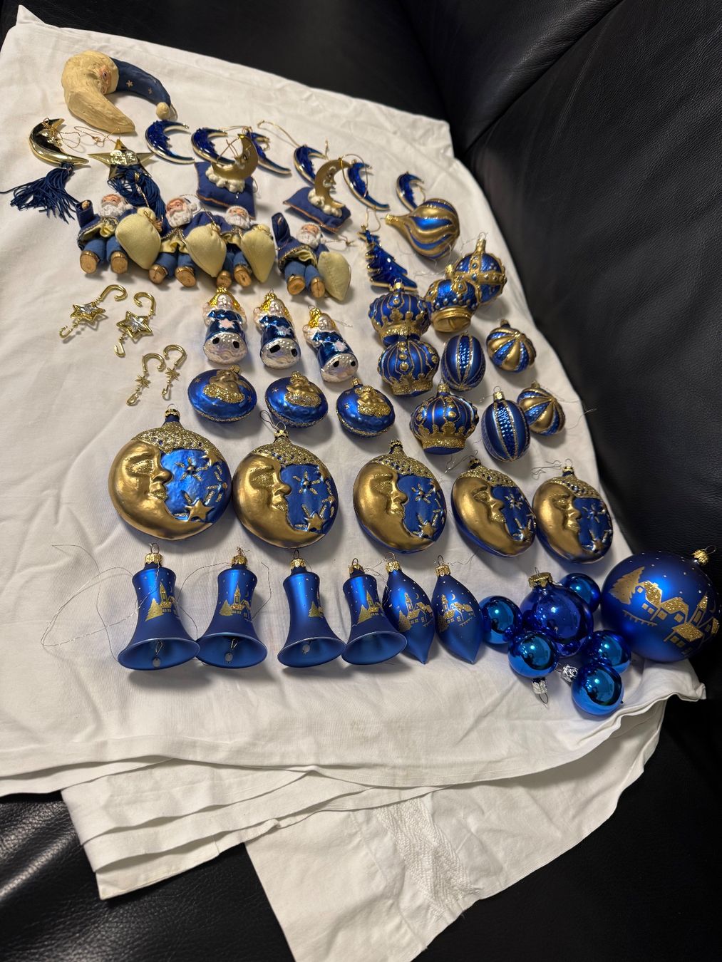 Tutte le decorazioni: Vintage Christbaumschmuck blau/gold – Usato da Diegten venduto da Sandor29388 2