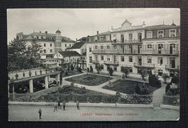 AK Hotel Schützen RHEINFELDEN belebt um 1920