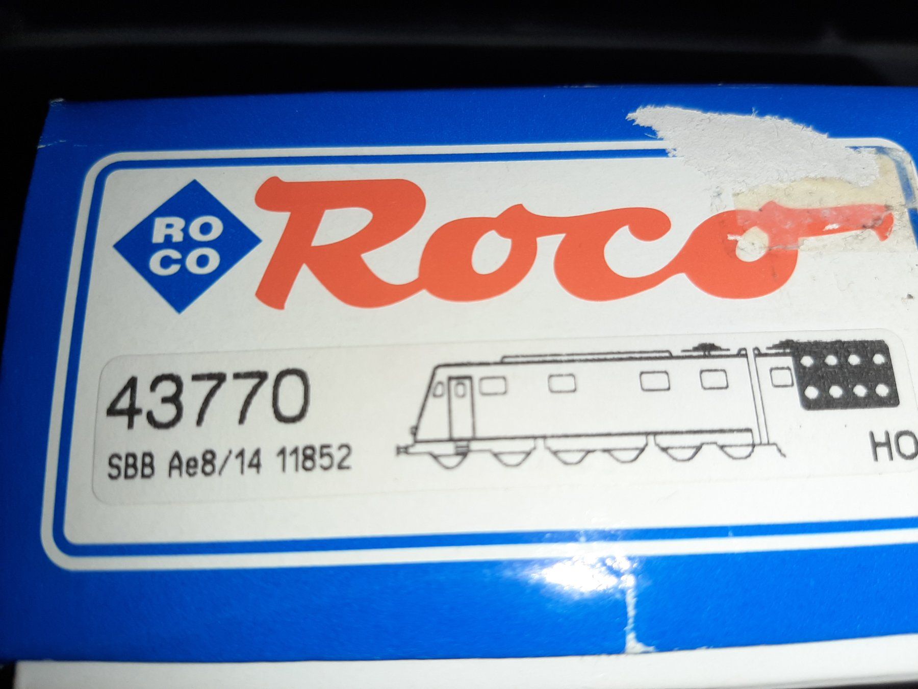 Roco Modellini di ferrovie: ROCO H0: Ref. 43770, SBB Ae 8/14 11852 – Usato da Avully venduto da RIVALIS 5