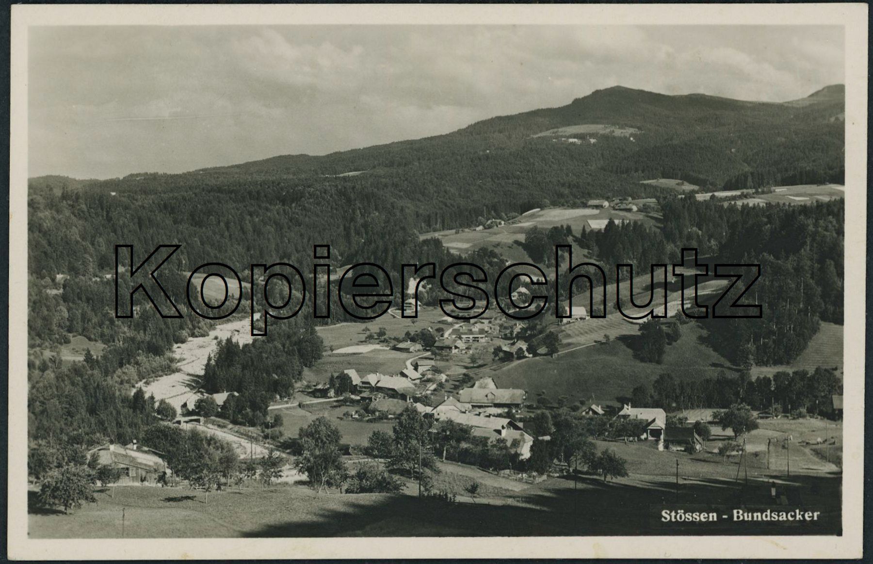 Ansichtskarten: BE Stössen - Bundsacker - Ruschegg – Gebraucht aus Schindellegi von dolpitz