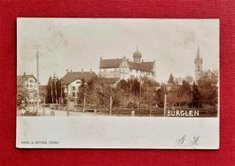 Bürglen (TG) - Poststempel Mattwil - Bahn u Barriere - 1903