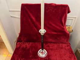 G. Lambert Luise Kerzenhalter versilbert Blackwood wie NEU