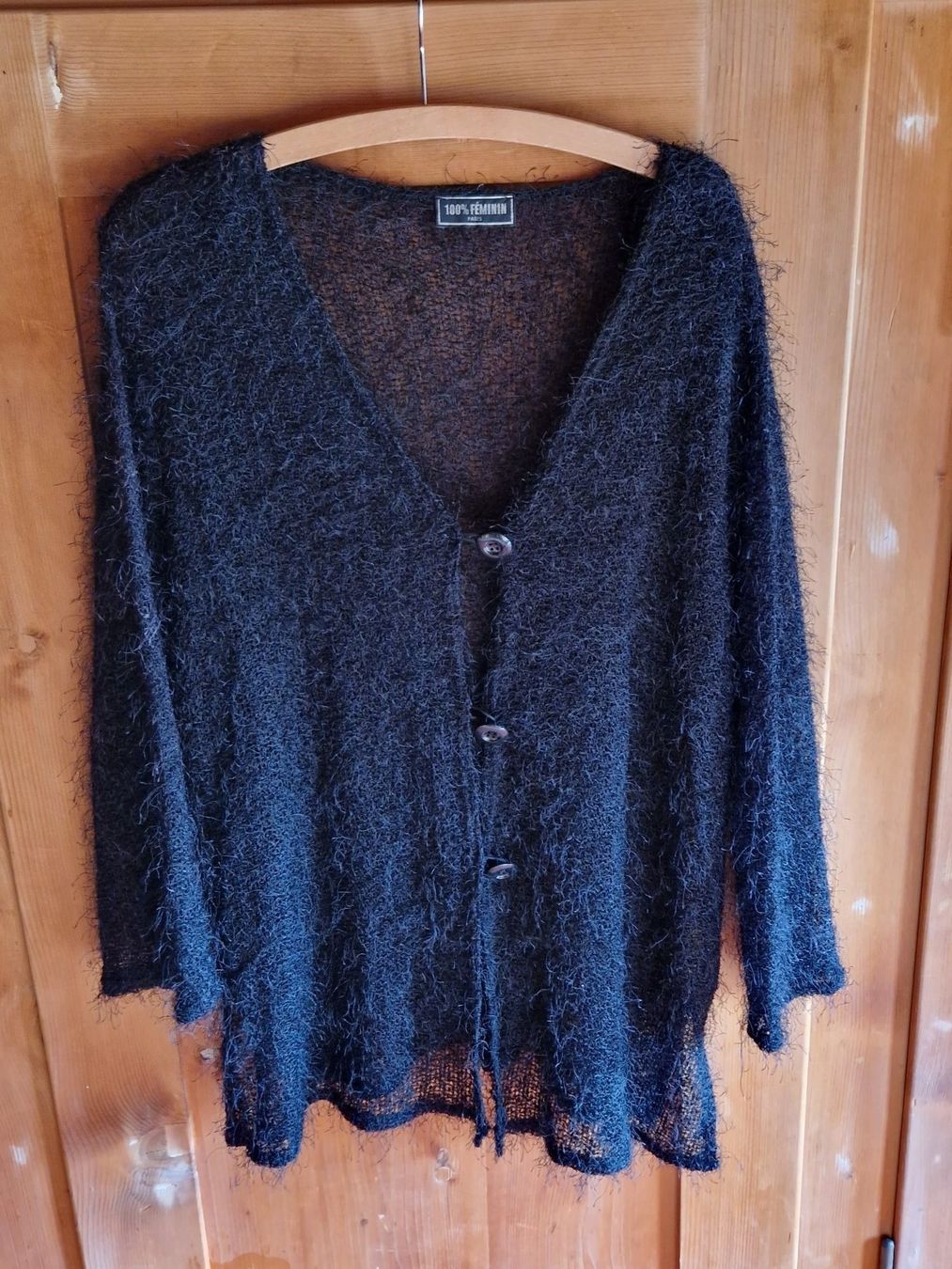 Giacche: Jacke schwarz von feminin, "Federkleid" – Usato da Rüti ZH venduto da Gigelisuppe