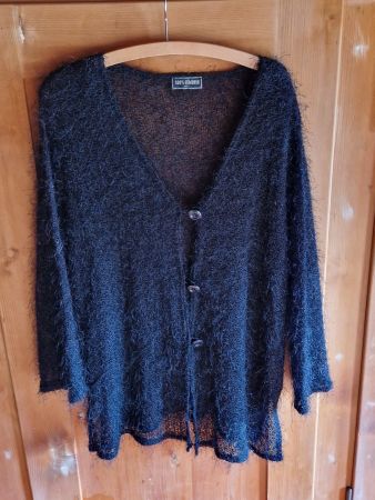 Jacke schwarz von feminin, "Federkleid"