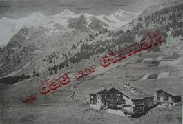 Wallis  Saas-Fee anno 1883