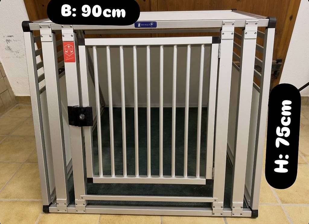Käfige, Transport & Sicherheit: Gebrauchte Hundebox – Gebraucht aus Siebnen von Mischaru