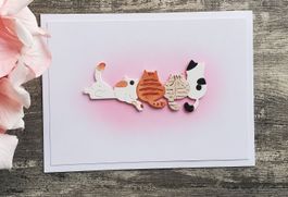 Neue Stanzschablone Katzen / Büsi
