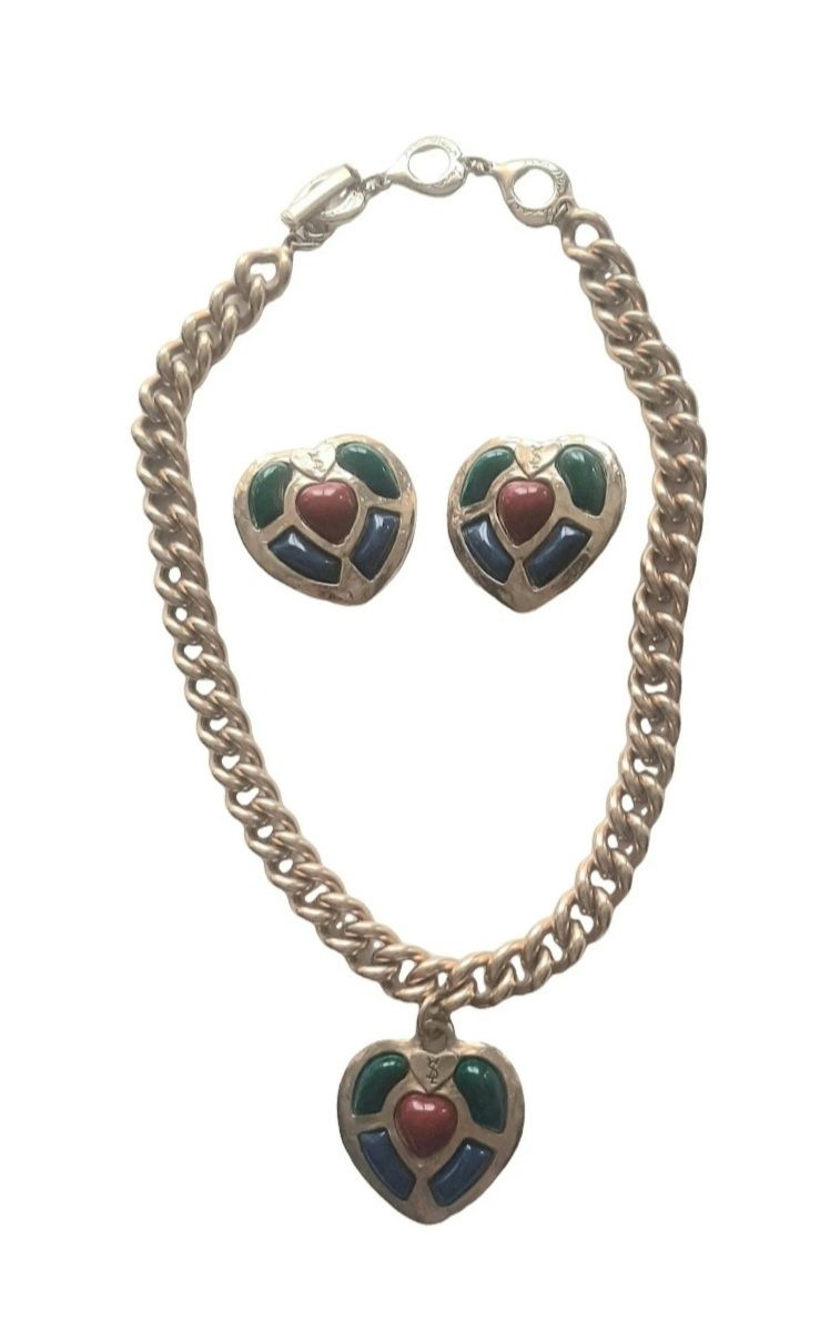 Saint Laurent Altri gioielli: Parure Yves Saint Laurent vintage – Usato da Chêne-Bourg venduto da chsandra34