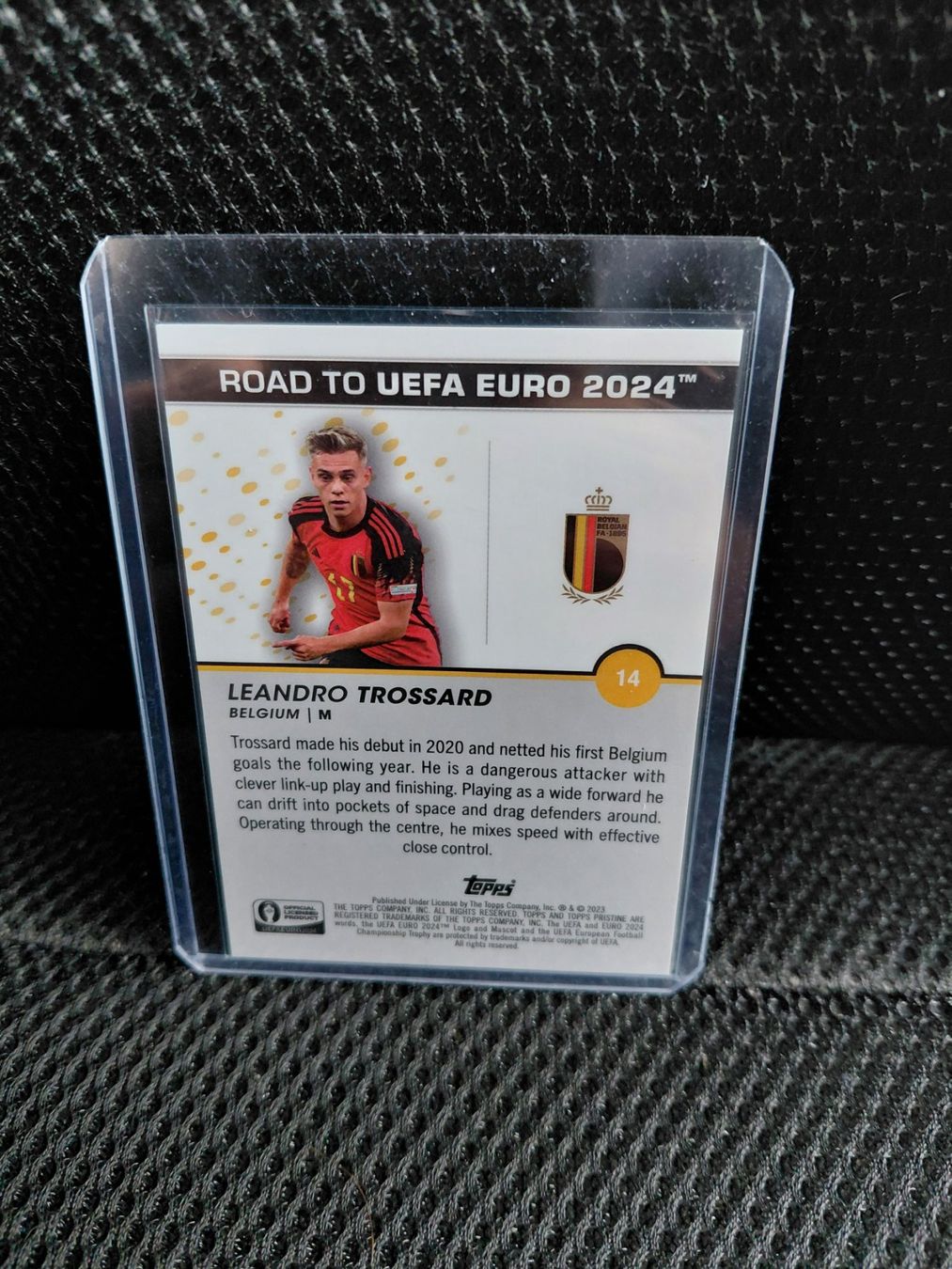 Topps Carte collezionabili: Leandro Trossard, 07/25, Topps Pristine – Usato da Uezwil venduto da -Retrogames- 1