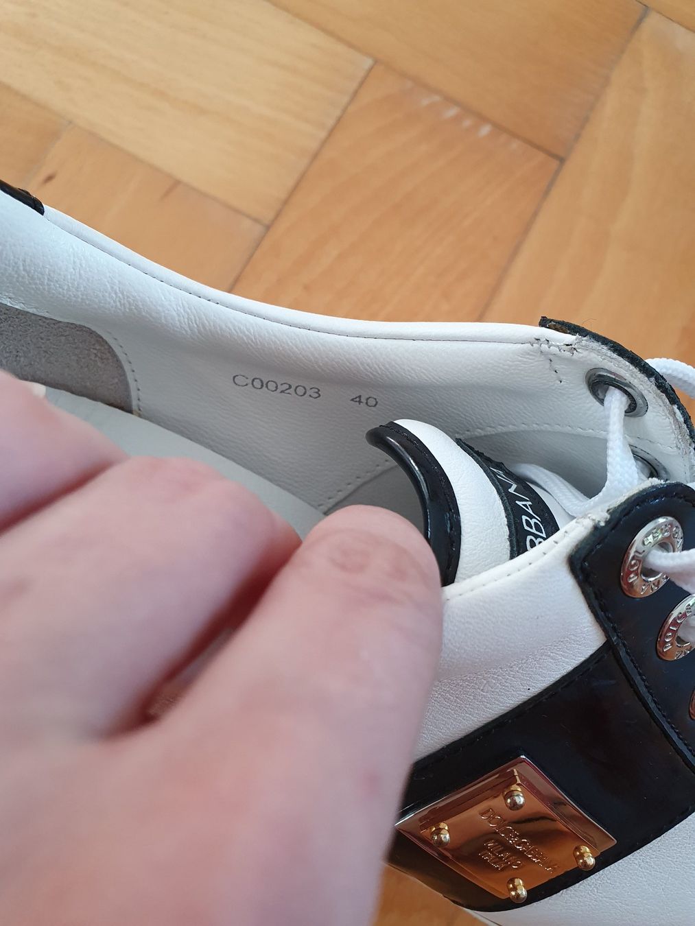 Dolce & Gabbana Scarpe da donna: Baskets en cuir DOLCE & GABBANA, 40 IT – Nuovo (secondo la descrizione) da Grand-Lancy venduto da kri_qk5y 6