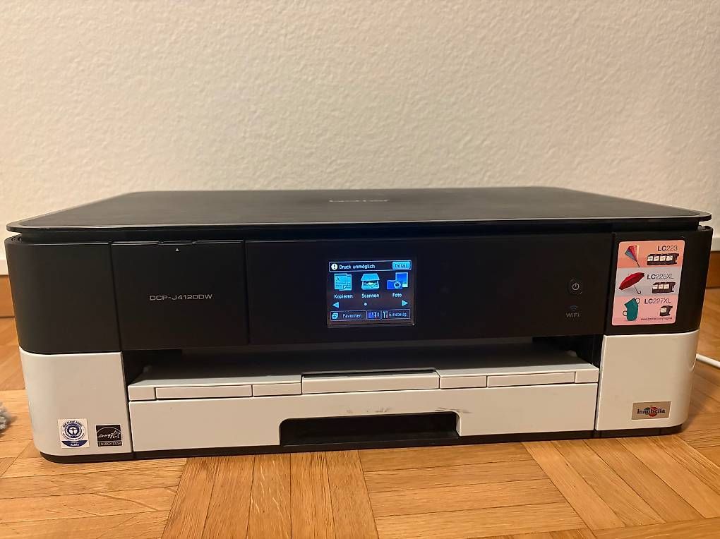 Imprimantes: Brother DCP-J4120DW Multifunktionsdrucker – D'occasion à Oberhasli par mk-engineering